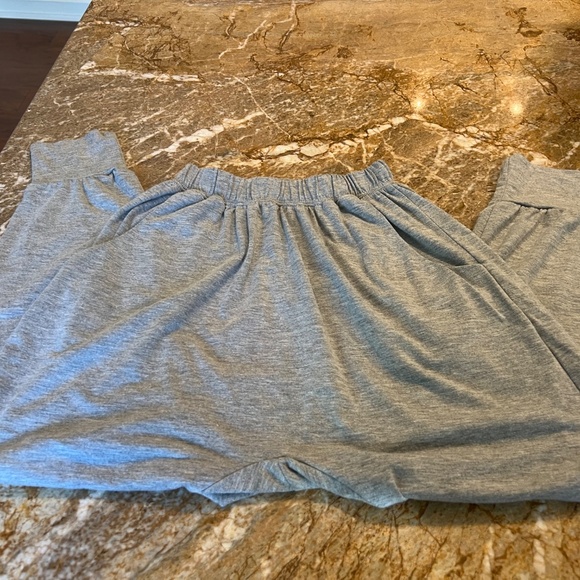 Spiritual Gangster Drop Crotch Sweats - Light Grey Color- Women's Size XS - Picture 12 of 14